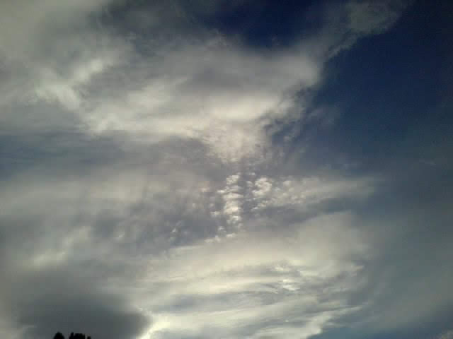 Unusual Cloud Formation, unaltered photo depiction