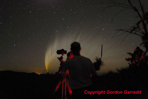 McNaught and his comet